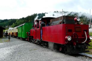 dampfbetriebenen Taurachbahn